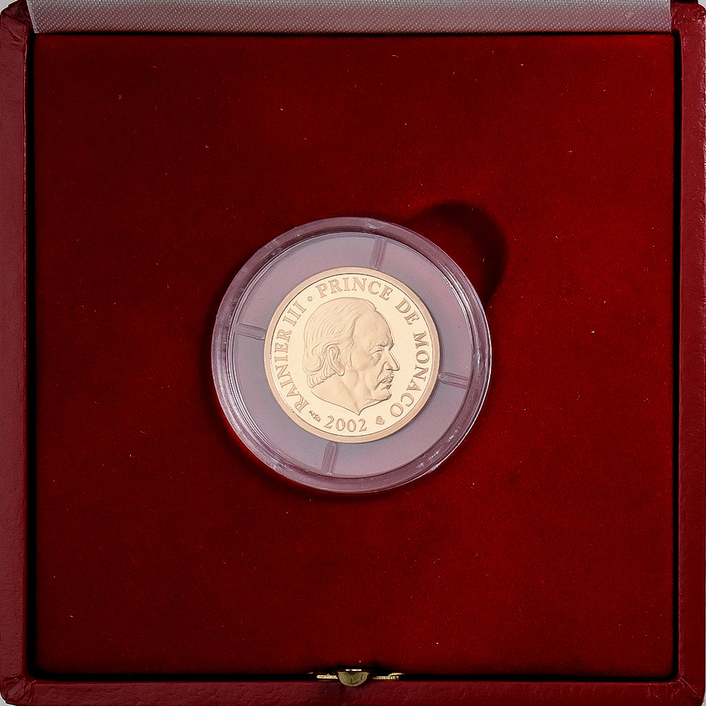 Monaco, Rainier III, 20 Euro, Proof, 2002, Monnaie de Paris, Gold, MS(65-70)