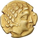 Aulerci Cenomani, Stater, 2nd century BC, Gold, AU(50-53), Delestrée:2150
