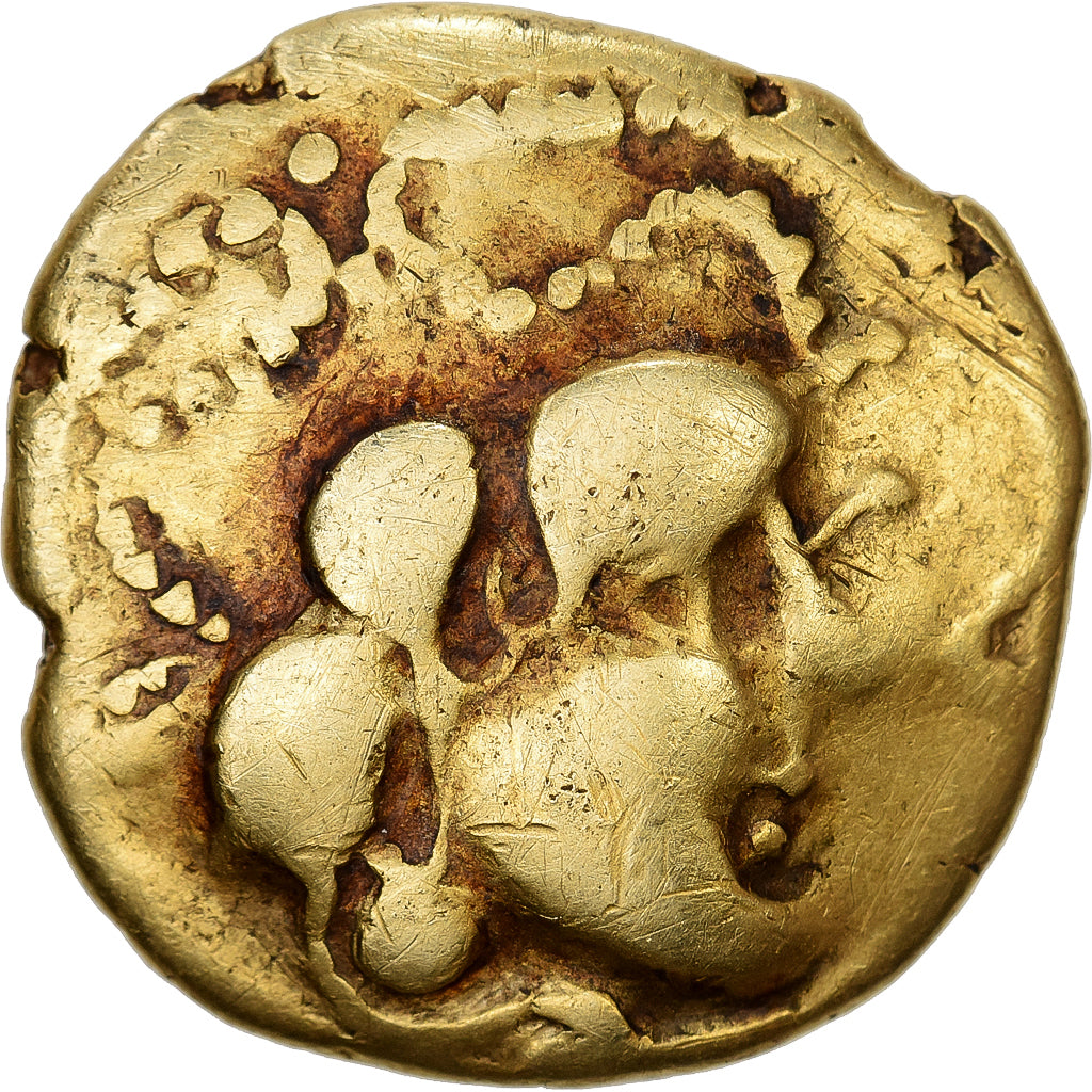 Veneti, 1/4 Stater, 2nd century BC, Gold, VF(30-35), Delestrée:2128-30