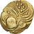 Aulerci Eburovices, Hemistater, 2nd-1st centuries BC, Gold, AU(55-58)