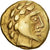 Carnutes, Hemistater, ca. 40-20 BC, Electrum, EF(40-45), Delestrée:2566var