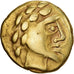 Carnutes, Hemistater, ca. 40-20 BC, Electrum, EF(40-45), Delestrée:2566var
