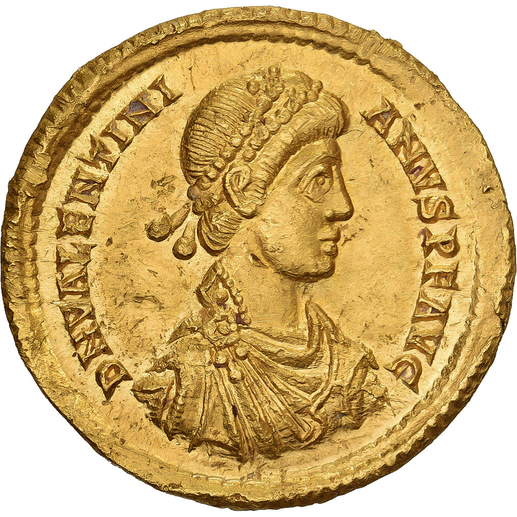 Valentinian II, Solidus, 383-387, Mediolanum, Or, SPL, RIC:IX-8A