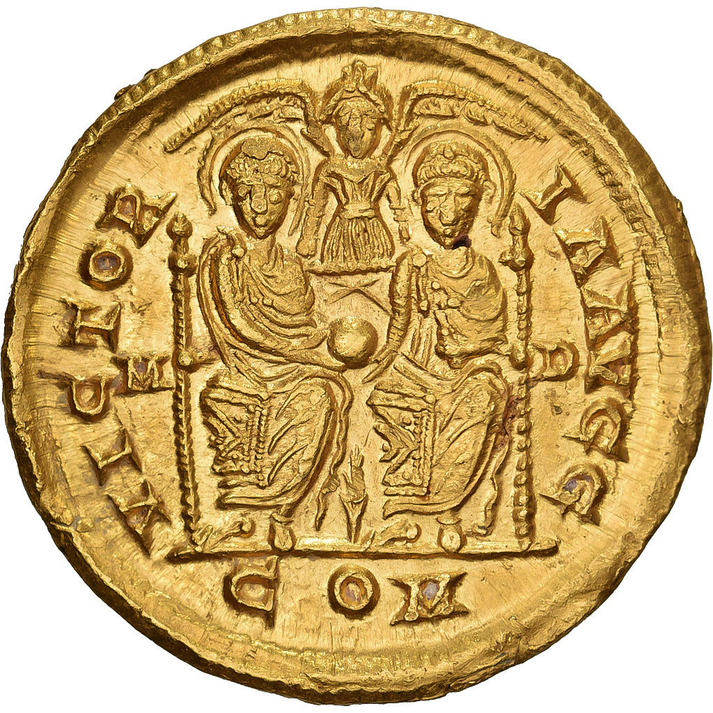 Valentinian II, Solidus, 383-387, Mediolanum, Or, SPL, RIC:IX-8A