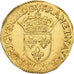 France, Louis XIII, Ecu d'or, 1616, Rouen, Gold, AU(50-53), Gadoury:55