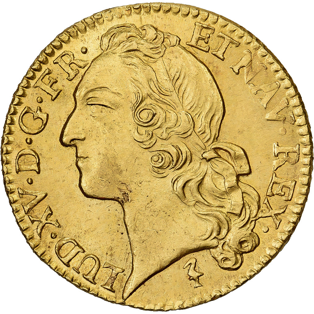 France, Louis XV, Louis d'Or, 1749, Lille, Gold, AU(55-58), Gadoury:341