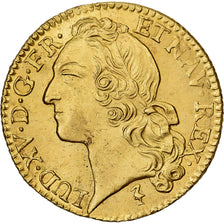 France, Louis XV, Louis d'Or, 1749, Lille, Gold, AU(55-58), Gadoury:341