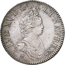 Francia, Louis XV, Ecu Vertugadin, 1716, Paris, reformed, Plata, MBC+