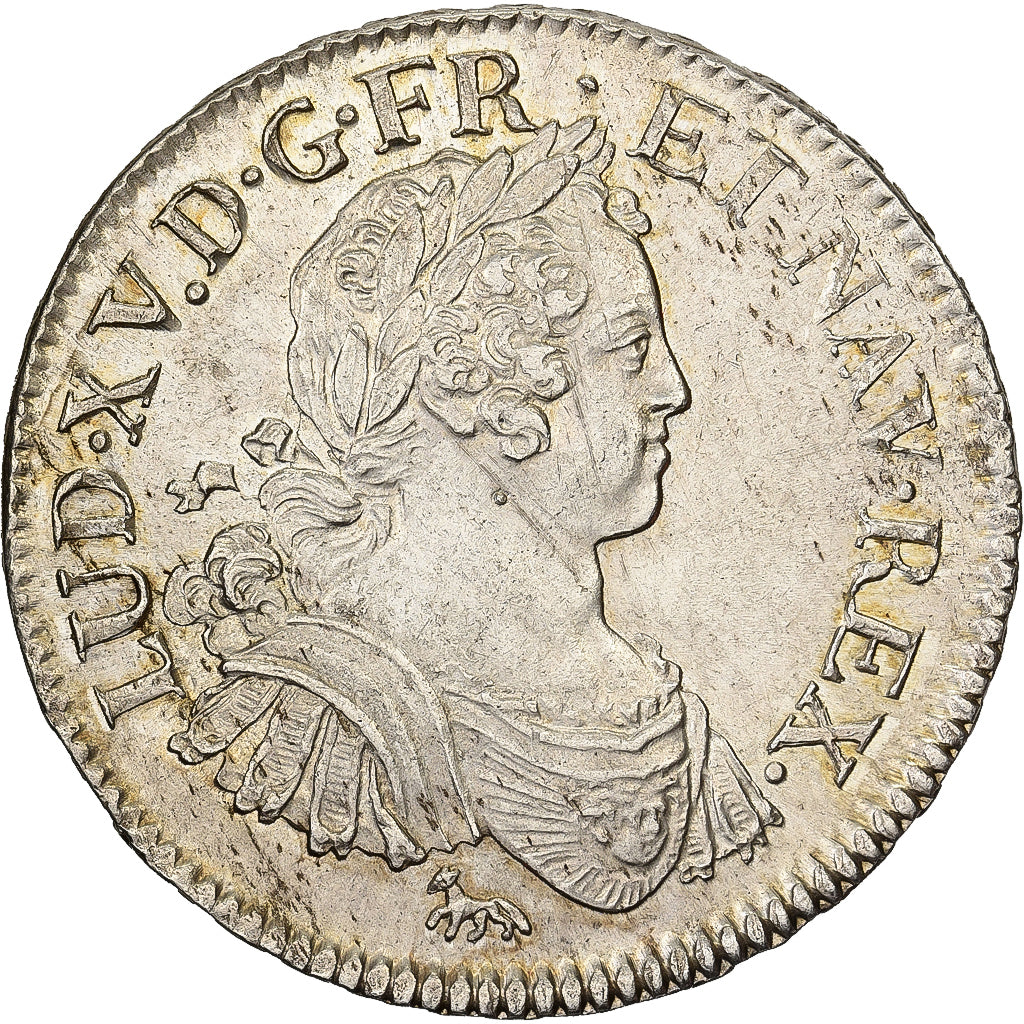 Francia, Louis XV, Ecu aux 8 L, 1724, Paris, Argento, SPL, Gadoury:320