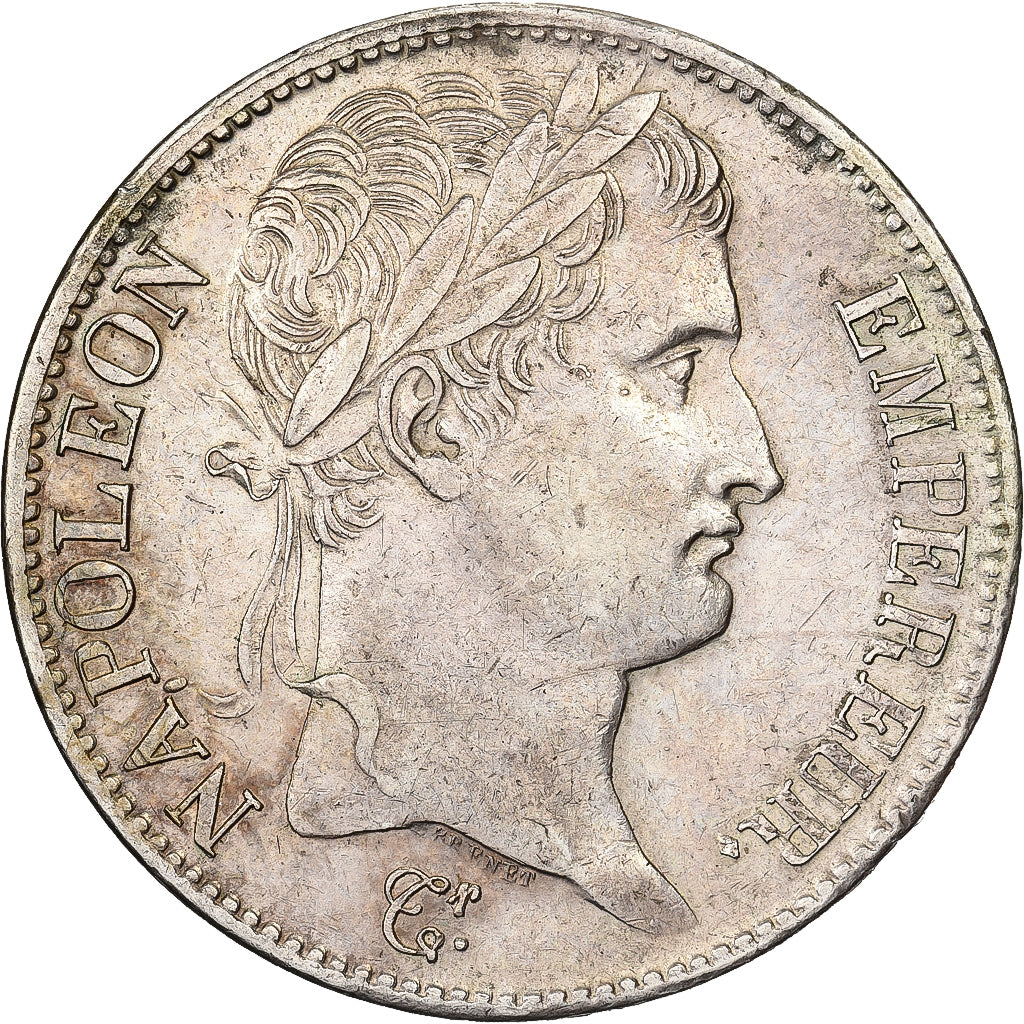 Frankreich, Napoleon I, 5 Francs, 1808, Paris, Silber, VZ, Gadoury:583