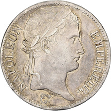 France, Napoleon I, 5 Francs, 1812, Paris, Silver, AU(50-53), Gadoury:583