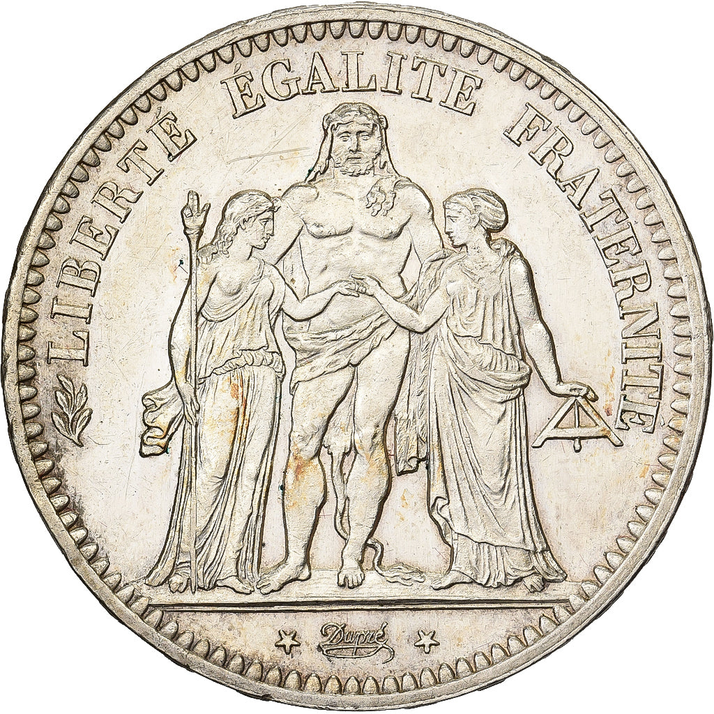 France, 5 Francs, Hercule, 1849, Paris, Argent, SUP+, Gadoury:683