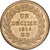 Francia, Louis XVIII, 1 Décime, 1814, Strasbourg, Restrike, Cobre, SC