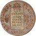 França, Convention, 1/2 sol à la balance, 1793 / AN II, La Rochelle, Nova