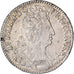 Francia, Louis XIV, 1/2 Ecu aux trois couronnes, 1710, Paris, Plata, MBC+