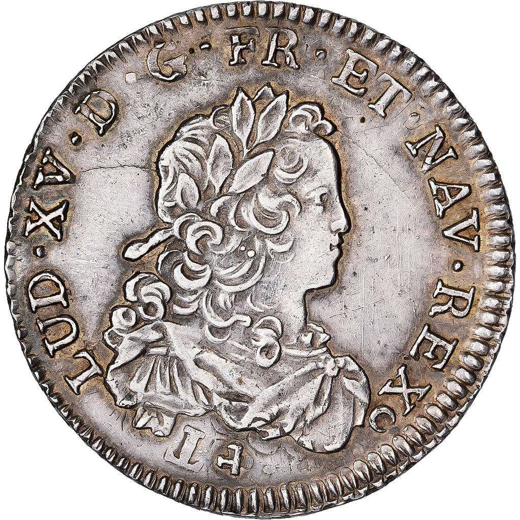 Frankreich, Louis XV, 1/3 écu de France, 1720, Tours, reformed, Silber, SS+