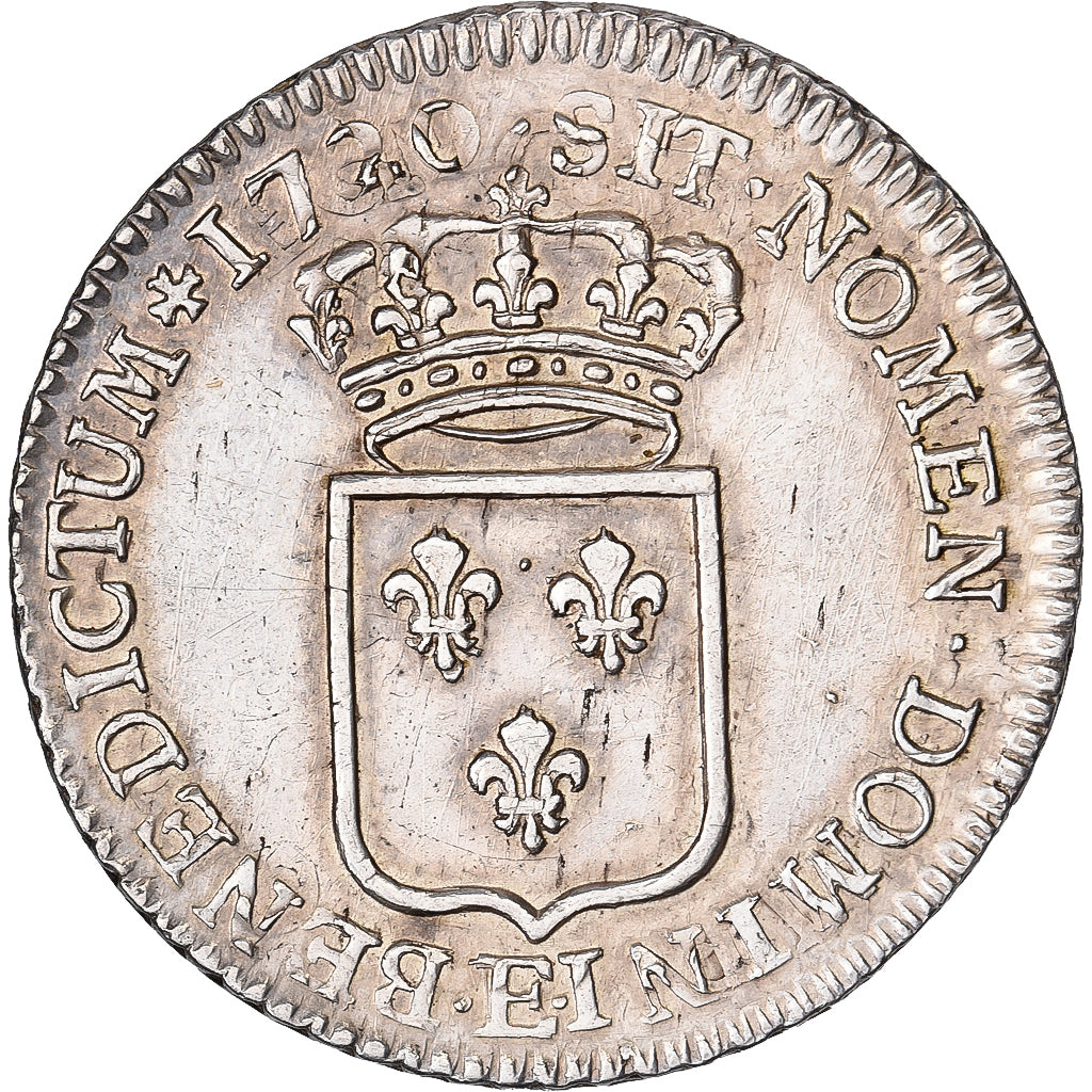 Frankreich, Louis XV, 1/3 écu de France, 1720, Tours, reformed, Silber, SS+