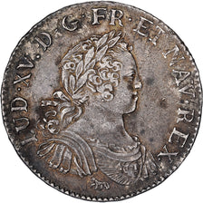 France, Louis XV, 1/2 Écu aux 8 L, 1725, Paris, Silver, AU(50-53), Gadoury:312