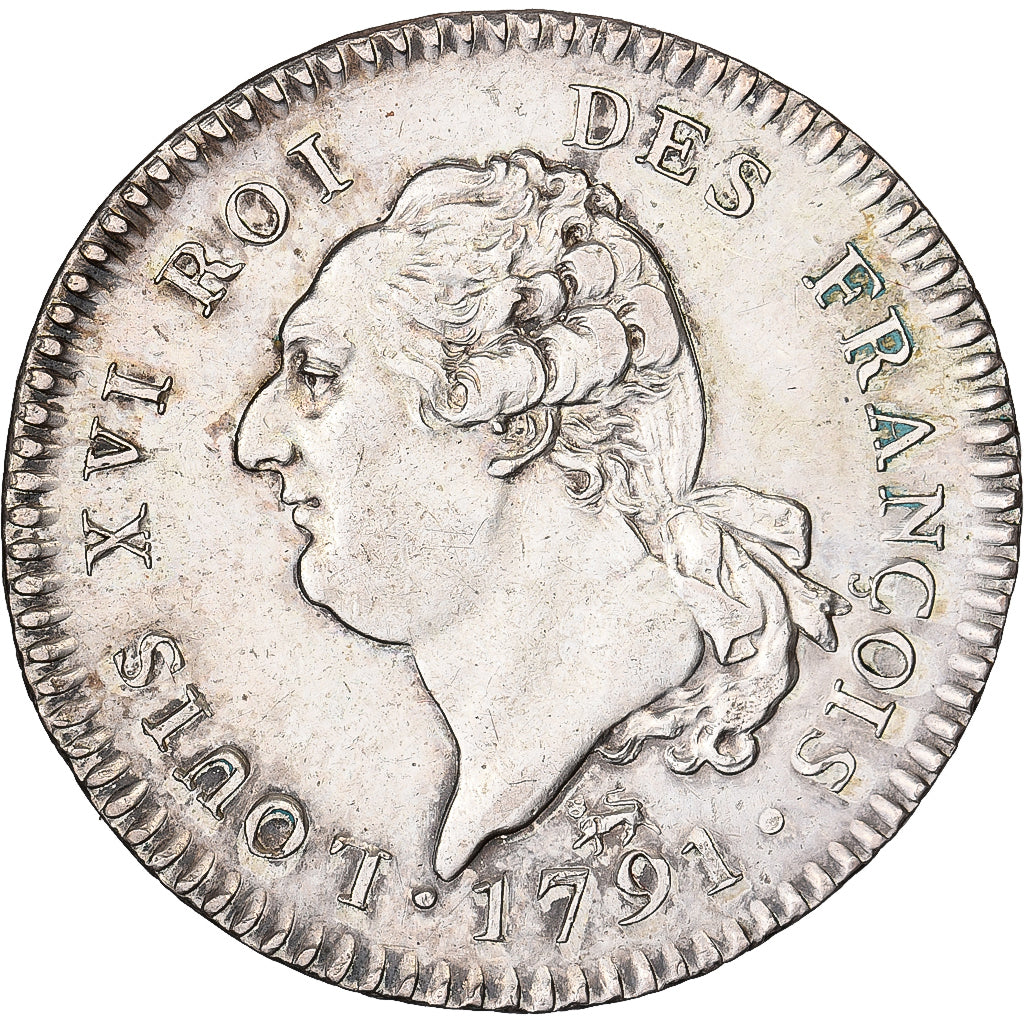 France, Louis XVI, 30 Sols, 1791 / AN 3, Paris, Argent, SUP+