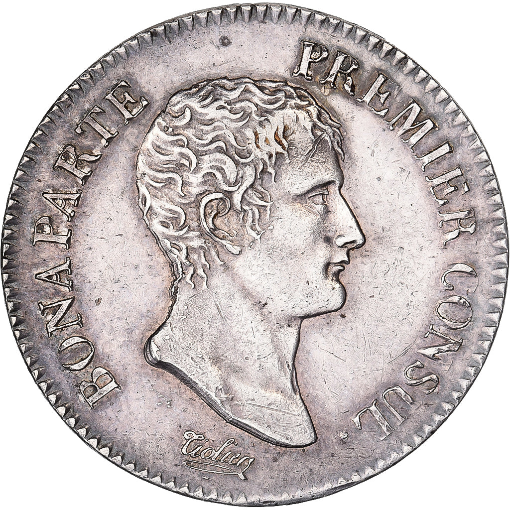 Francia, Napoléon Bonaparte, 2 Francs, An 12, Paris, Plata, EBC, Gadoury:494