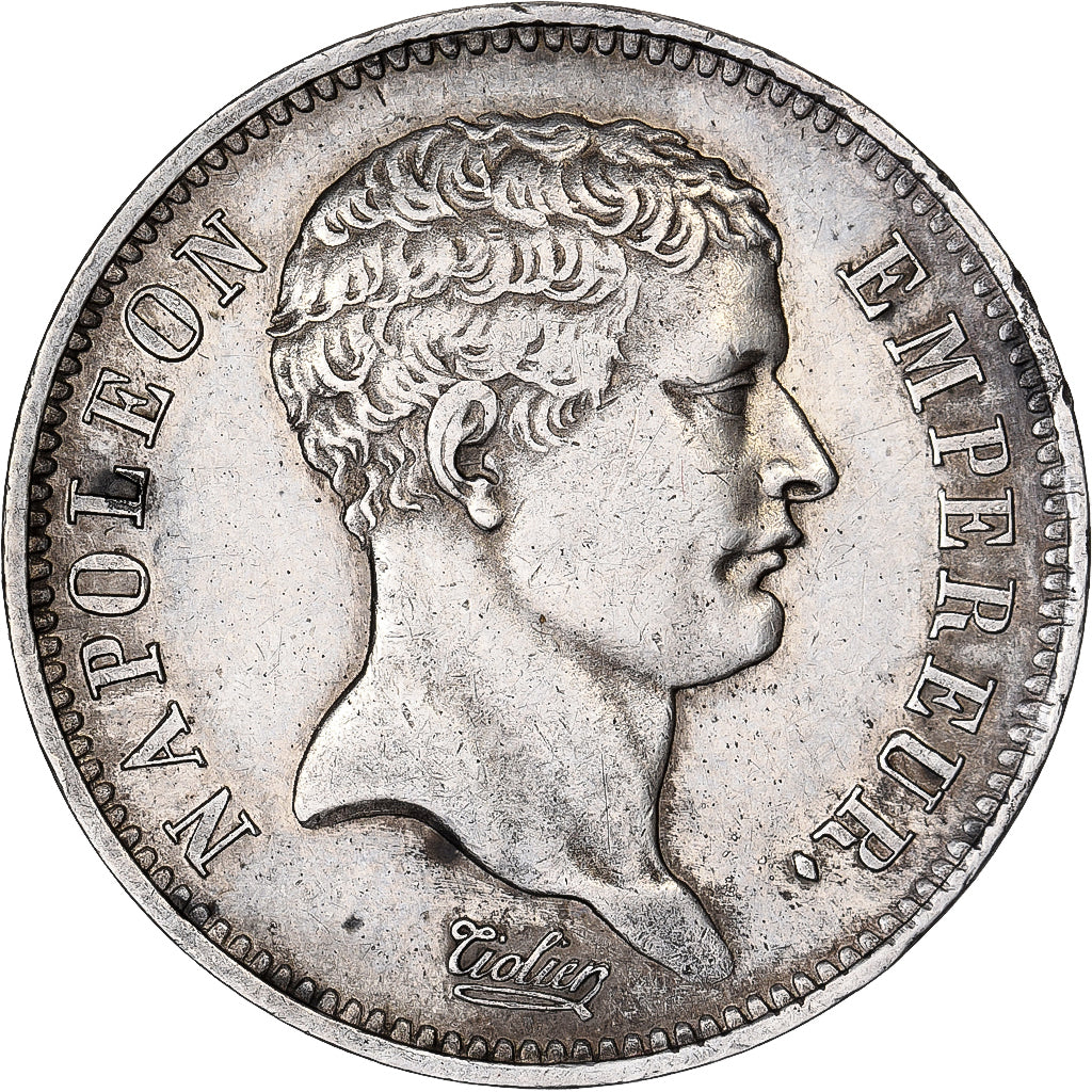 Francia, Napoleon I, 2 Francs, type africain, 1807, Paris, Argento, BB+