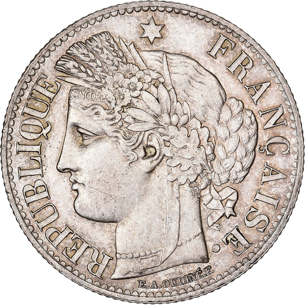 Francia, 2 Francs, Cérès, 1871, Paris, Argento, SPL, Gadoury:530