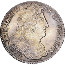 Frankreich, Louis XIV, 22 Sols d'Alsace, 1710, Strasbourg, Silber, VZ