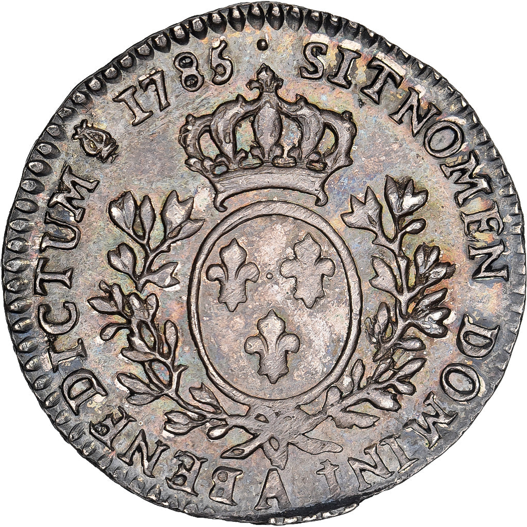 Francia, Louis XVI, 1/10 Écu aux branches d'olivier, 1785, Paris, Plata, MBC+