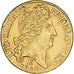 França, Louis XIV, louis d'or au soleil, 1710, Tours, Dourado, AU(50-53)