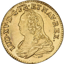 Francia, Louis XV, Louis d'or aux lunettes, 1727, Lille, Oro, BB+, Gadoury:340
