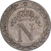 Frankrijk, Napoleon I, 10 Centimes, 1809, Paris, Billon, ZF+, Gadoury:190