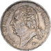 France, Louis XVIII, 1 Franc, 1816, Paris, Silver, AU(55-58), Gadoury:449