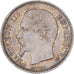 Frankrijk, Napoleon III, 1 Franc, 1858, Paris, Zilver, PR+, Gadoury:460