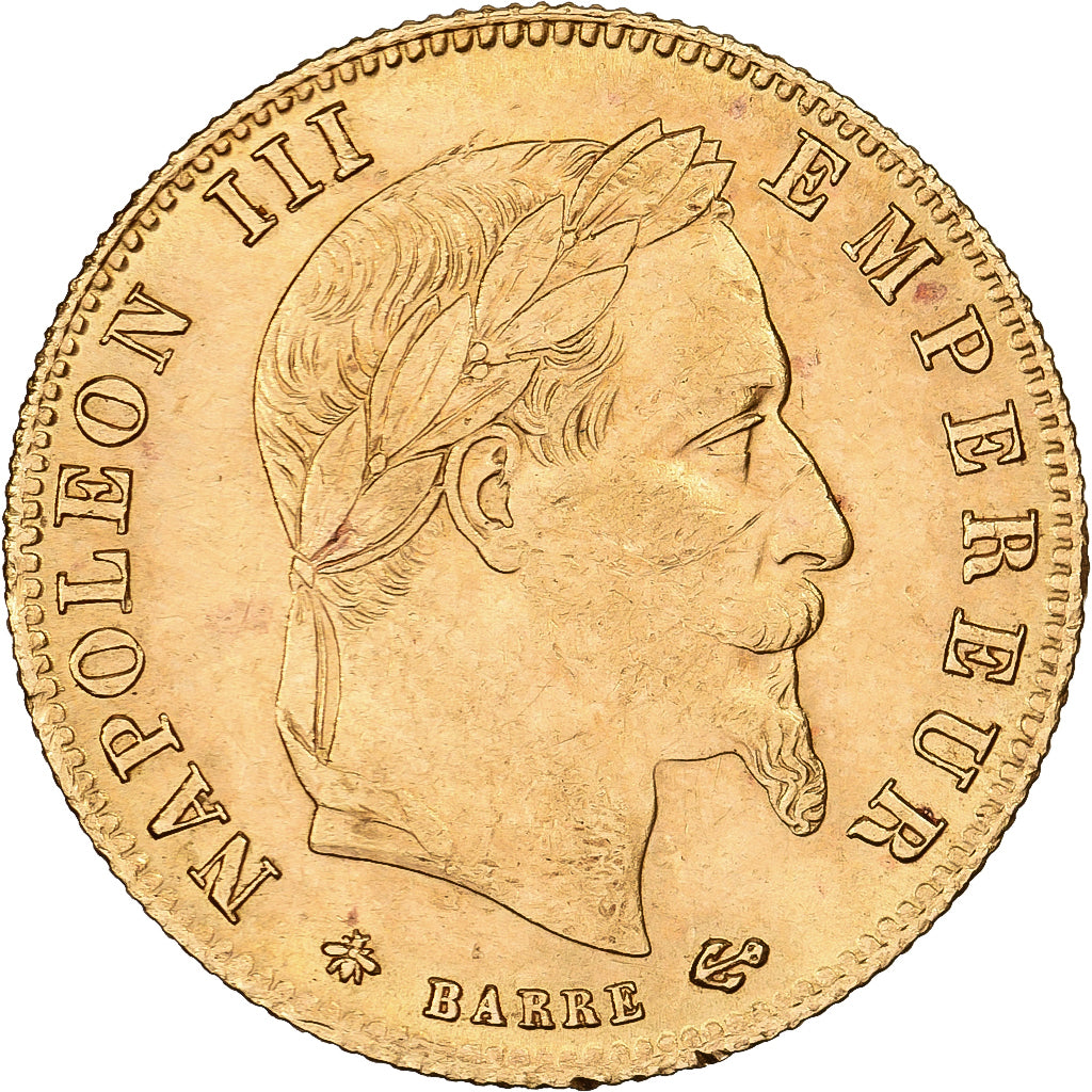 France, Napoléon III, 5 Francs, 1866, Paris, Or, SUP, Gadoury:1002