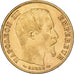 Francja, Napoleon III, 10 Francs, 1854, Paris, tranche cannelée, Złoto