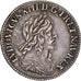 Frankreich, Louis XIII, 1/12 Ecu, 1643, Paris, rose, Silber, SS+, Gadoury:46