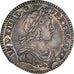 France, Louis XIV, 1/12 Ecu à la mèche courte, 1644, Paris, Argent, TTB+