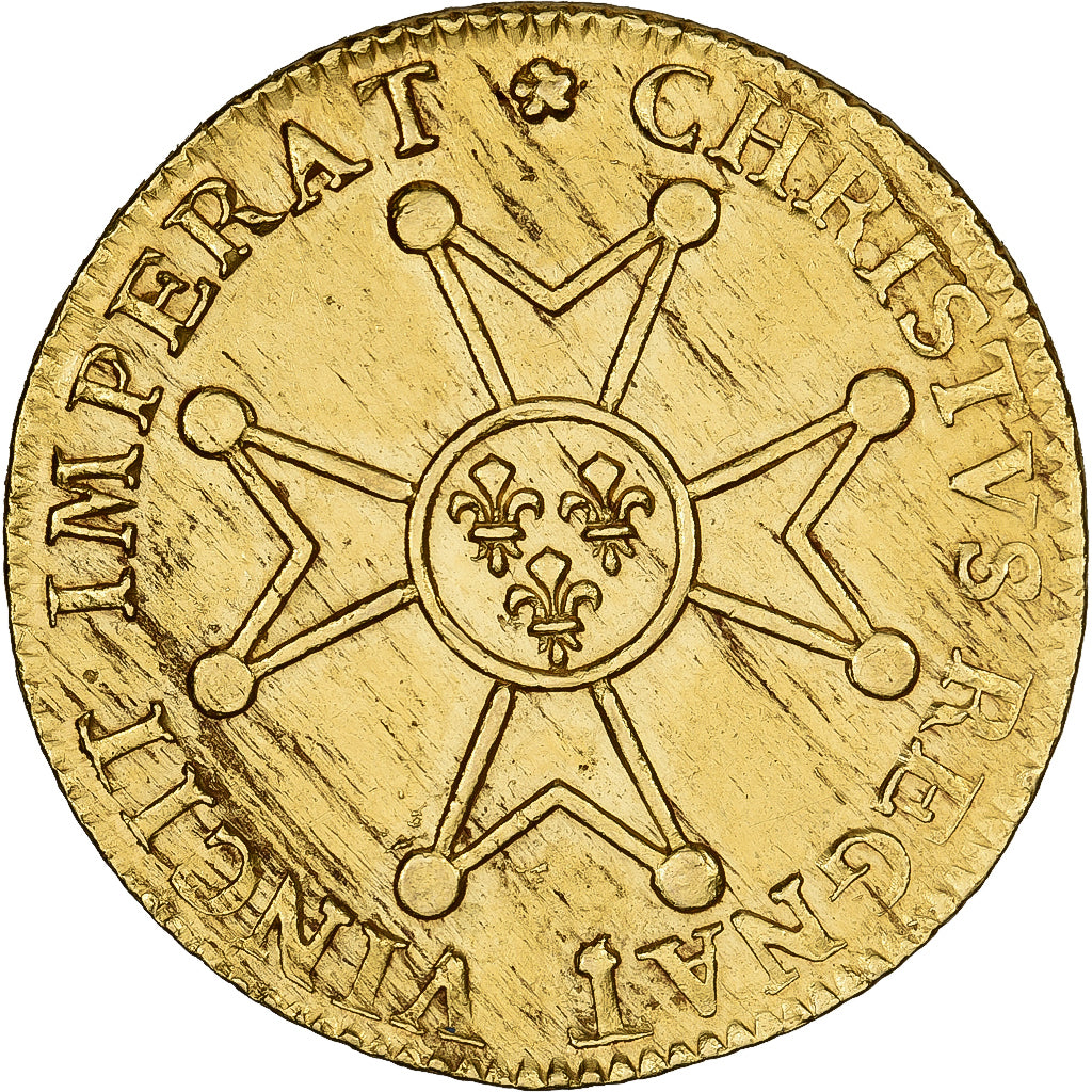 Francia, Louis XV, Louis d'or à la croix de chevalier, 1718, Paris, Oro, SPL-
