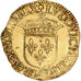France, Louis XIII, Écu d'or au soleil, 1631, Limoges, Gold, AU(50-53)