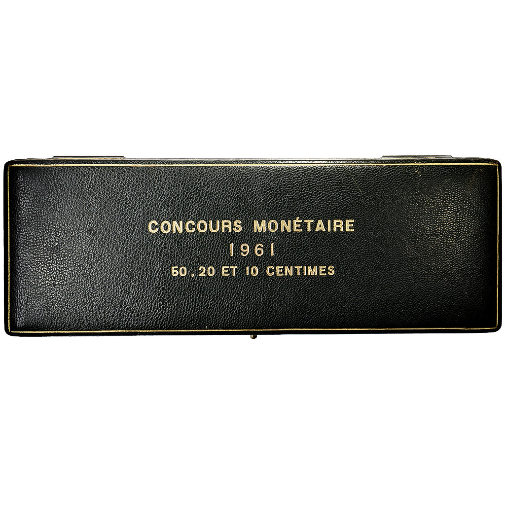 Frankreich, 20 Centimes, Pre-series set, Coin engraving competition, 1961, MDP