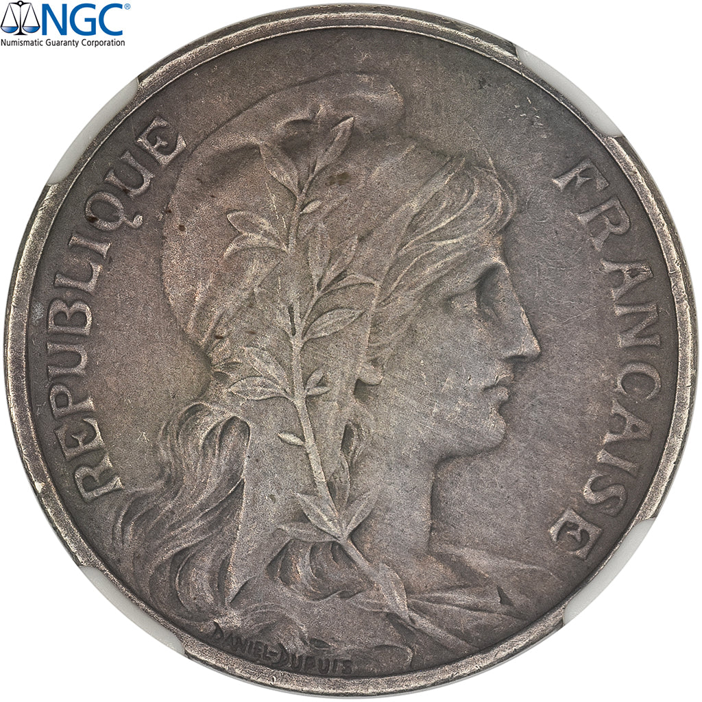 France, 5 Centimes, Daniel-Dupuis, ND (1897), Paris, Pattern, Silver, NGC, MS61
