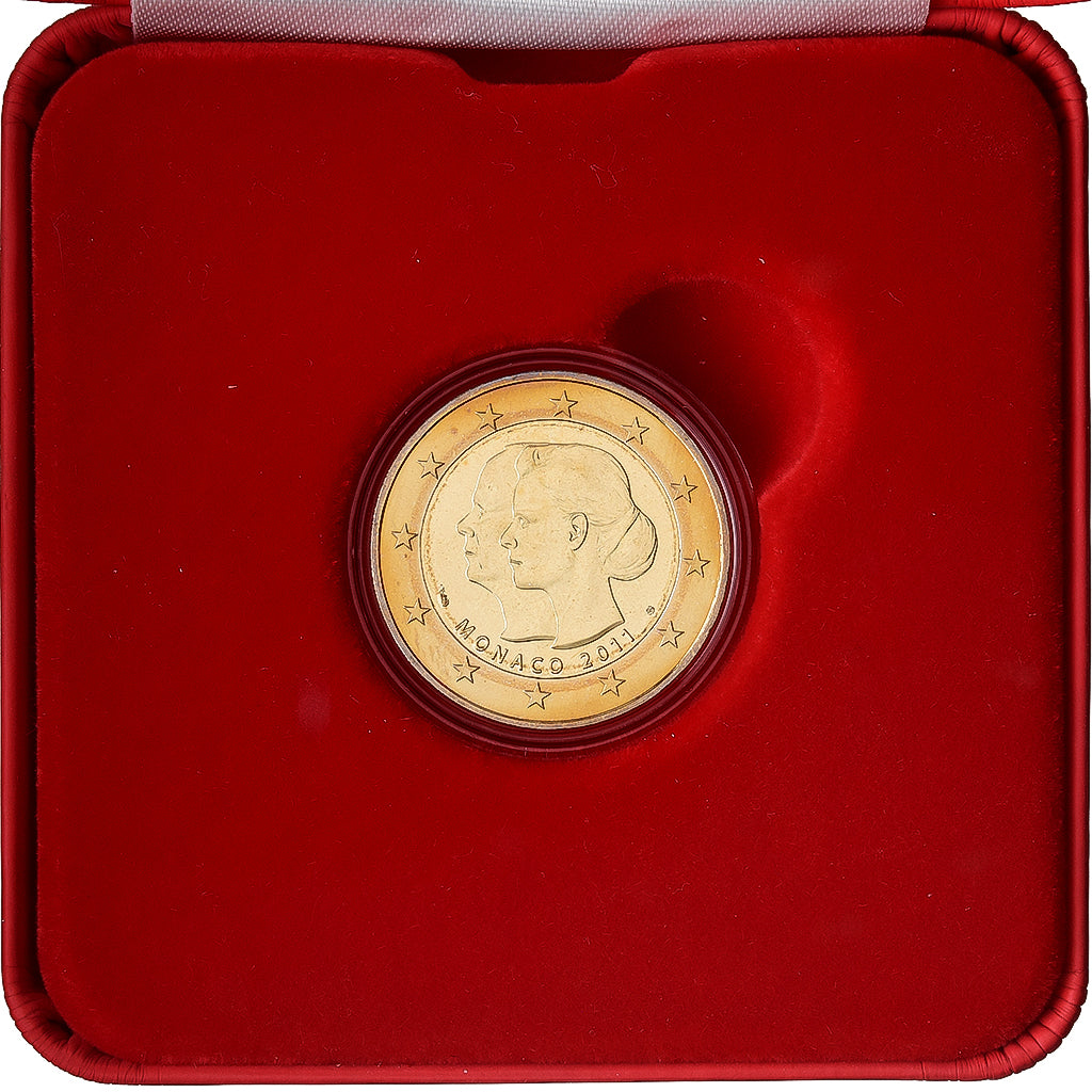 Mónaco, 2 Euro, mariage princier, BU, 2011, Monnaie de Paris, Bimetálico