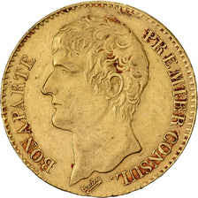 Francja, Napoléon Bonaparte, 40 Francs, An XI, Paris, Złoto, EF(40-45)