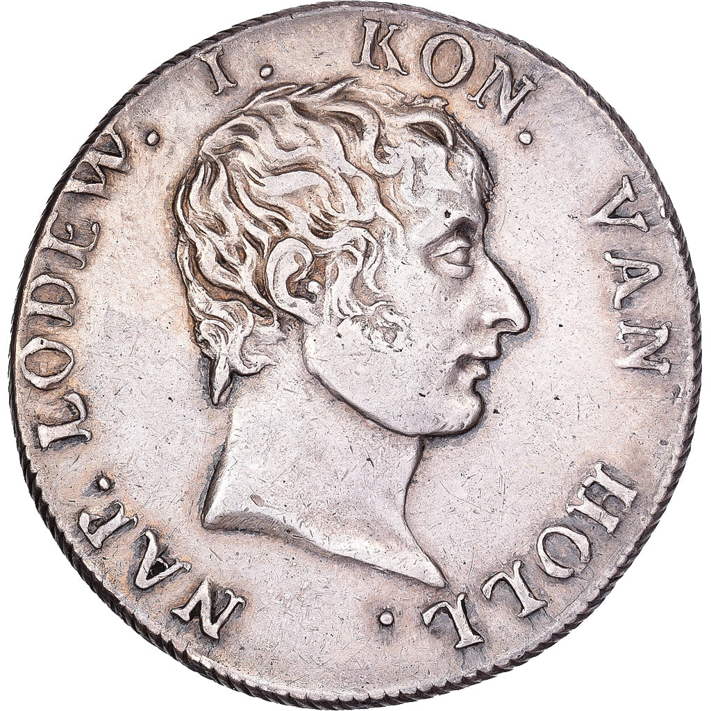 Kingdom of Holland, Louis Napoleon, 50 Stuivers, 1808, Utrecht, Argento, BB+