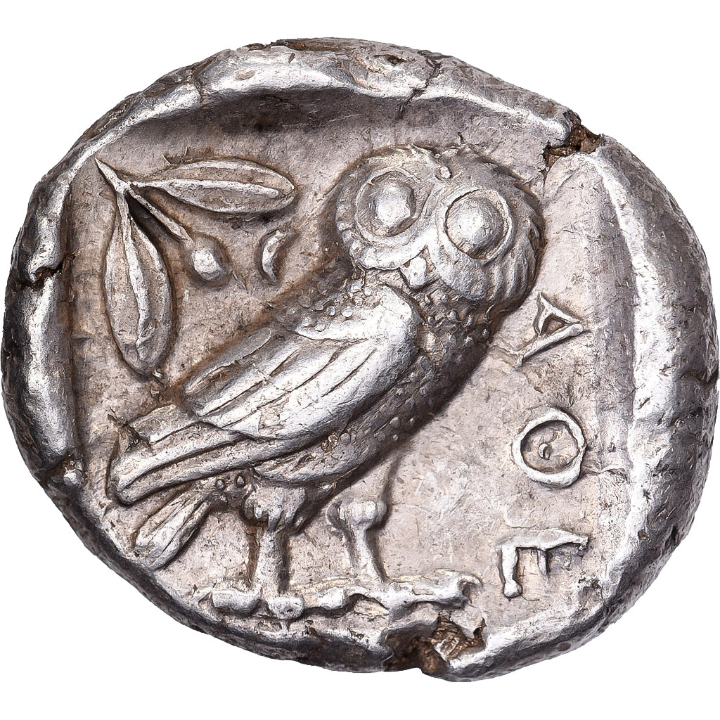 Attyka, Tetradrachm, ca. 454-404 BC, Athens, Srebro, EF(40-45), HGC:4-1597