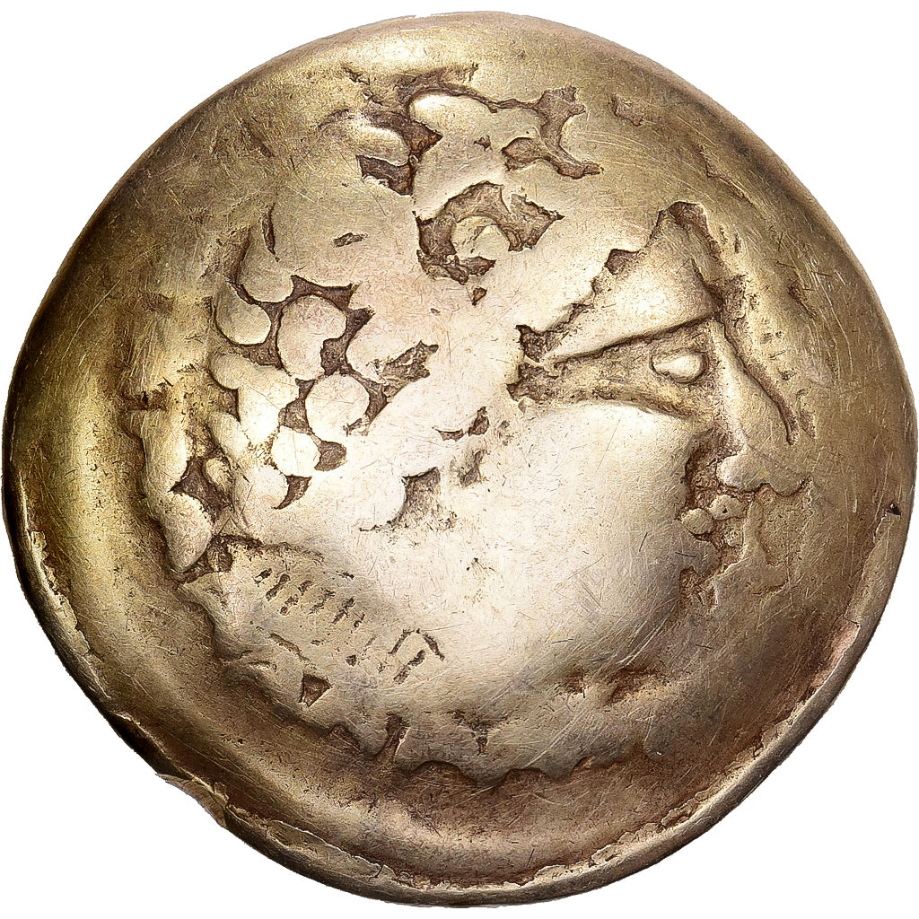 Sequani, Helvetii, Stater, 2nd-1st centuries BC, Electrum, EF(40-45)