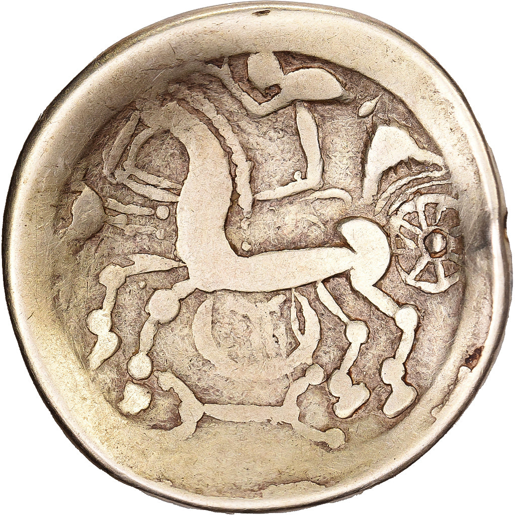 Sequani, Helvetii, Stater, 2nd-1st centuries BC, Electrum, EF(40-45)