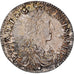 Francia, Louis XIV, 1/12 Écu, portrait apollinien, 1660, Lyon, Plata, EBC