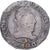 France, Henri III, Franc au Col Plat, 1579, Troyes, Silver, VF(30-35)