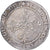 France, Henri III, Franc au Col Plat, 1579, Troyes, Silver, VF(30-35)